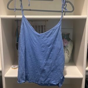 Light Blue V neck spaghetti strap
